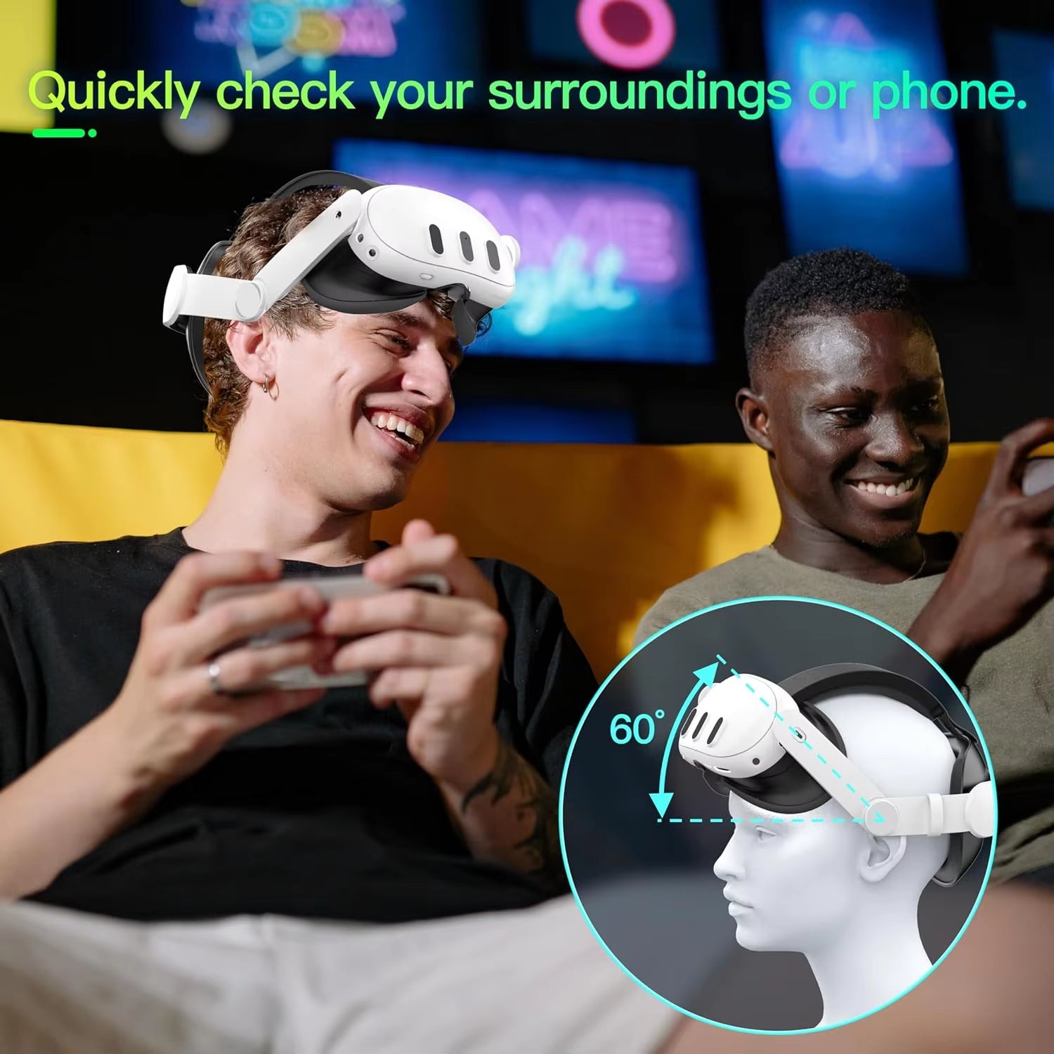 Adjustable Head Strap for Meta Quest 3S VR Headset Replacement Elite Strap Enhanced Comfort for Meta Quest 3 Accessories